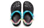 Сабо Crocs Classic Hiker Clog 'Black Blue Yellow' - фото 5