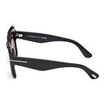 TOM FORD Солнечные очки Esme квадратной формы, Black - фото 6