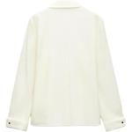 Футболка женская белая ZARA, Raw White - фото 3
