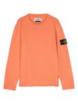 Джемпер Compass Stone Island Junior, оранжевый - фото