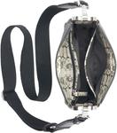 Сумка через плечо Calvin Klein Fay North/South Small, Black/Snake Combo - фото 4