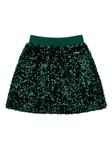 Monnalisa юбка с пайетками, зеленый - фото