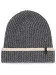 Кашемировая шапка бини Brunello Cucinelli, серый - фото