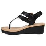 Босоножки на танкетке Bianca Journee, черный - фото 4