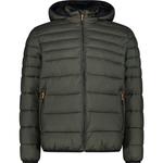 Мужская куртка с капюшоном с застежками CMP, оливковый - фото