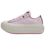Converse Double Stack Low top Canvas Shoes Unisex Pink Black - фото