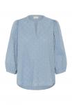 Блуза Kaffe Blouse, Windward Blue/Light Blue - фото 5