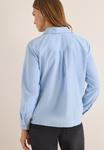 Блуза Cecil Button-down blouse, Blau/Light Blue - фото 3