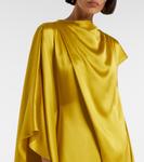 Шелковое платье с накидкой Hiba Roksanda, Zinnia - фото 4