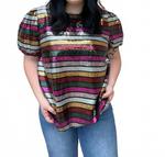 Городские огни блузка в мультиколоре FATE - фото