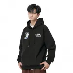 Толстовка мужская с капюшоном Moderate Regular 361°, basic черный - фото 8