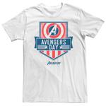 Мужская футболка со значком ко Дню Мстителей Marvel - фото