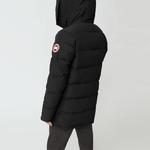 Парка с капюшоном и меховой отделкой Carson Canada Goose, черный - фото 5