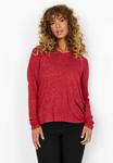 Топ Soyaconcept Long sleeved top, Red Mel/Dark Red - фото