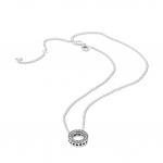 Ожерелье Pandora Logo Pavé Circle Collier, стерлинговое серебро - фото 7