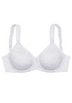 Бюстгальтер на косточках LASCANA Minimiser Bra, белый - фото