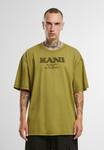 Футболка с принтом RETRO SPRAYED Karl Kani, оливковый - фото 2