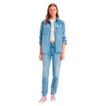 Джинсы Levi's 80S Mom, синий - фото