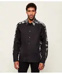 Рубашка Relaxed fit Versace Jeans Couture, черный - фото