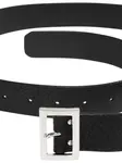 Ремень Stooges с пряжкой Rick Owens, черный - фото 2