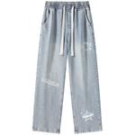 Джинсы Unisex Doraemon, средний синий (на флисе) - фото 2