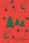 Notebook: Plaid Pattern Christmas theme Notebook 6"x9" (Independently published) - фото
