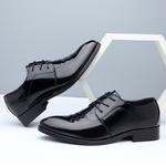 Черные туфли Dress Shoes Men's Black SHUPATE, однослойные - фото 4