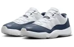 Кроссовки Jordan 11 Retro Low Diffused Blue, белый/синий - фото 2
