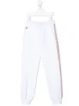 Спортивные брюки с лампасами Philipp Plein Junior, белый - фото