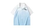 BOBBY ABLEY Куртка Unisex, White Blue (Short-Sleeved Shirt Style) - фото