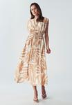 Платье WILLA CAROL MIDI, Nude Palm/Nude - фото 2
