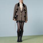 Пальто женское Gucci, коричневый / черный - фото 2