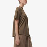 Джерси Leem с асимметричным подолом, коричневый - фото 3