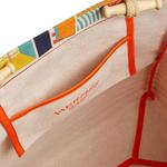 HERMES Сумка-шопер пляжная, Orange & Multicolor - фото 4
