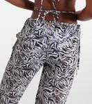 Брюки с низкой талией и принтом зебра Bananhot, Zebra - фото 6