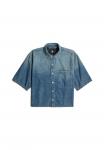 Блуза G-STAR BOXY RELAXED 1-POCKET, Faded Terme/Blue Denim - фото 5