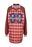 Топ Karl Kani SCRIPT PRINT, Darkred/Lightred/Vanilla/Bordeaux - фото 4