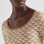 Трикотаж женский бежевый Prada - фото 5