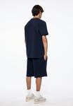 Футболка PULL&BEAR SET BERMUDA SHORTS AND T-SHIRT, Dark Blue - фото 2