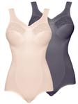 Боди SUSA 2er Pack Korselett Basic, цвет Haut anthrazit - фото