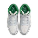 Кроссовки 1 mid 'summit white lucky green' Air Jordan, белый - фото 4