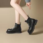 FIVE PLUS Женские ботинки Martin черные, белые - фото 10