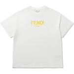 Детская футболка FENDI, белая - фото