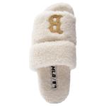 Тапочки Шлепанцы женские белые Mlb - фото 3