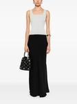 Юбка макси с логотипом TWINSET, черный - фото 2