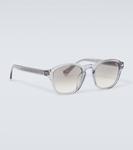Круглые солнцезащитные очки Intarsia Rays Brunello Cucinelli, Grey - фото 4
