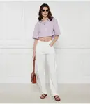 Рубашка Cropped fit Patrizia Pepe, розовый - фото 2