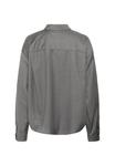 Блуза Gestuz Button-down blouse, Dark Grey Melange/Dark Grey - фото 6
