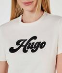 Футболка damacia_4 Regular fit Hugo, экрю - фото 4