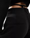 Черные брюки с декоративной строчкой ASOS Design - фото 5